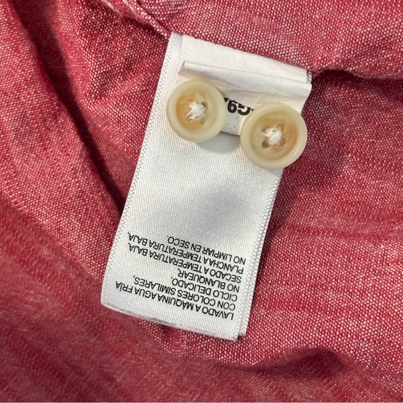 Mens Lucky Brand Men’s Button Down Shirt XXL Red Long Sleeve Casual - Picture 5 of 6